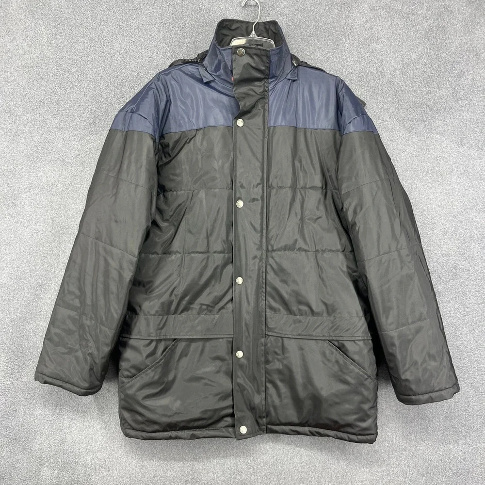 Vintage Jon Lauren Apparel Parka Jacket Mens XL Puffer Hooded Winter Coat XL